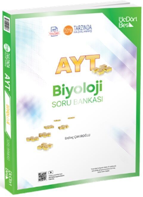 ÜçDörtBeş Yayınları AYT Biyoloji Soru Bankası