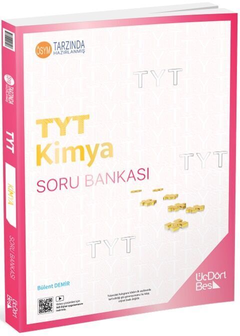 ÜçDörtBeş Yayınları TYT Kimya Soru Bankası