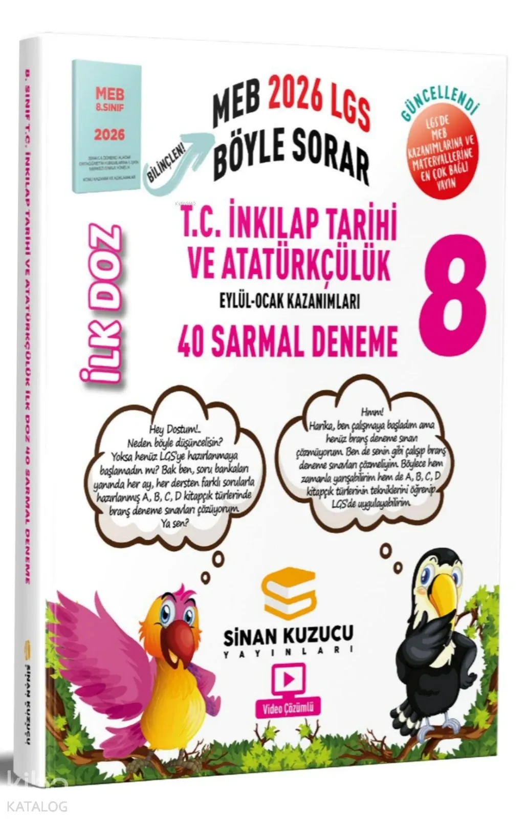 Sinan Kuzucu Yayınları 8. Sınıf İlk Doz Sarmal Branş Denemeleri T.C. İnkilap Tarihi ve Atatürkçülük ( 2026 LGS )