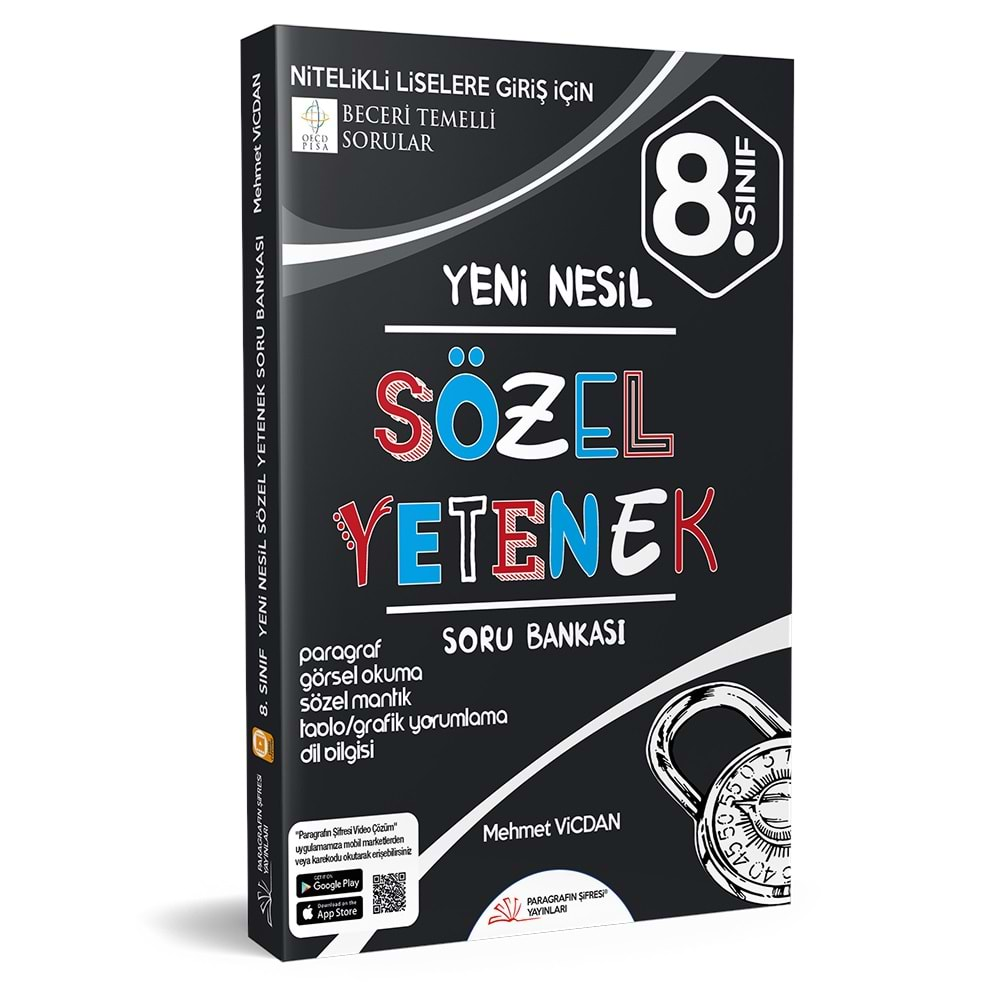 8. SINIF YENİ NESİL SÖZEL YETENEK SORU BANKASI
