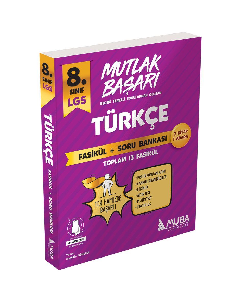 8.Sınıf Türkçe Fasikül + Soru Bankası