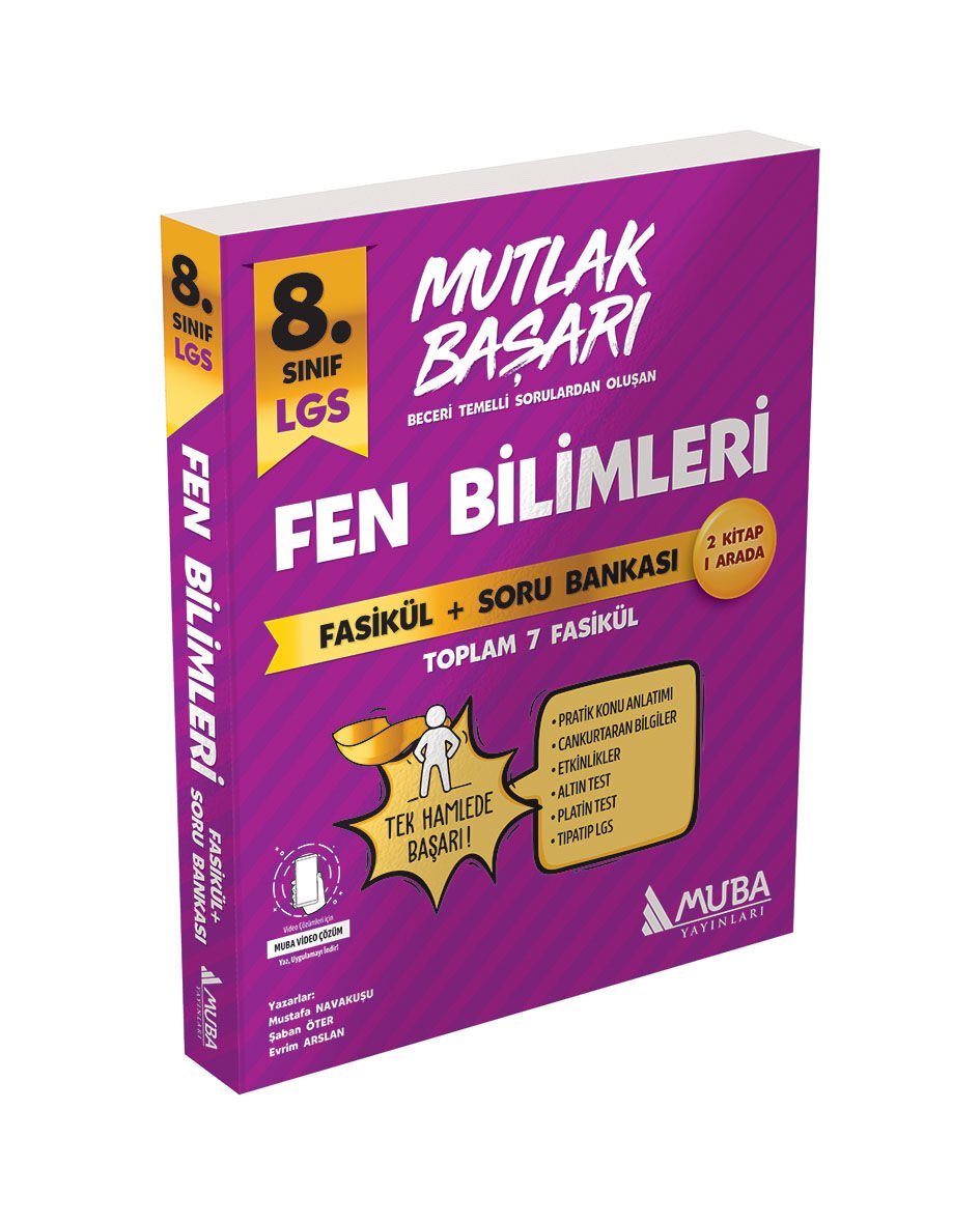 8.Sınıf Fen Bilimleri Fasikül + Soru Bankası