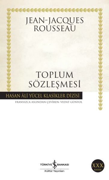 Toplum Sözleşmesi Hasan Ali Yücel Klasikleri