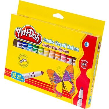 Play-Doh Keçeli Kalem Jumbo 6mm 12 Renk
