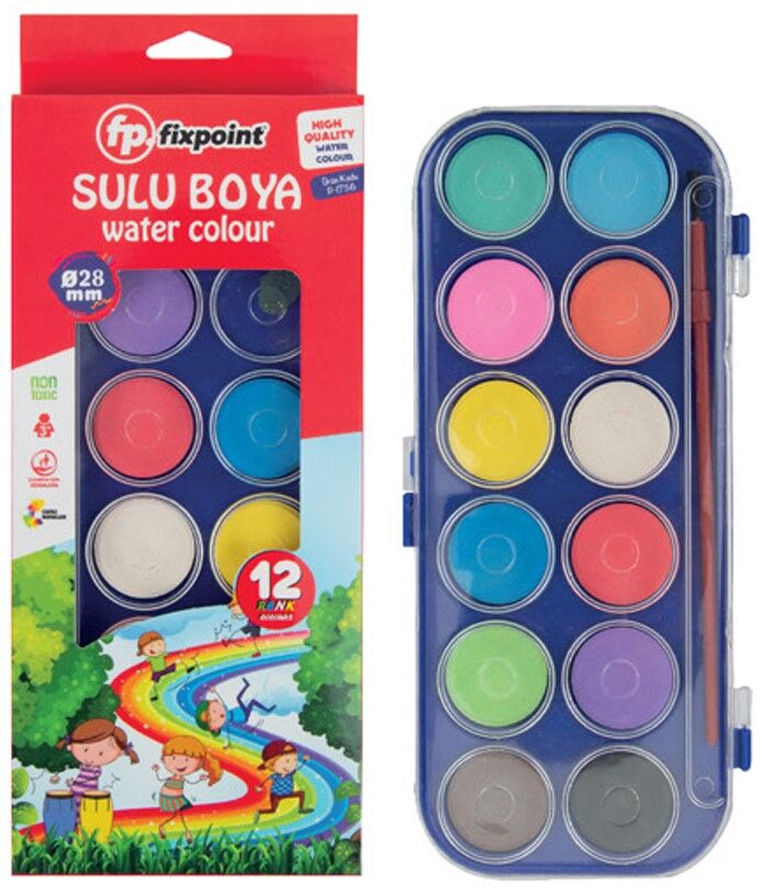 FIXPOINT P-1756 SULU BOYA BÜYÜK 12Lİ