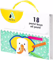 Adel Çantalı Pastel Boya, 18 Renk ADET