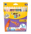 Bic Kids Keçeli Kalem Visaquarelle Fırça Uçlu 10Re ADET