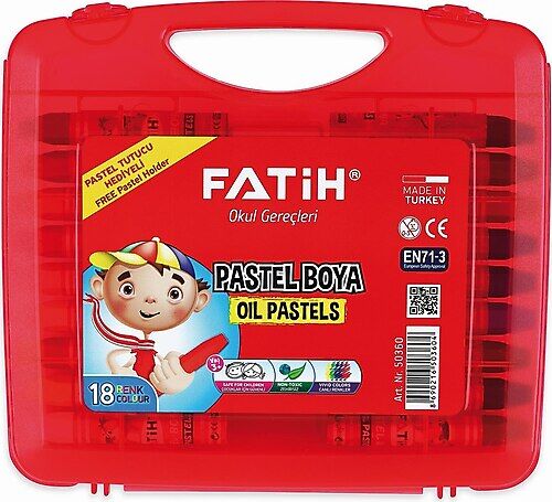 Fatih Pastel Boya Çantalı 18 Renk