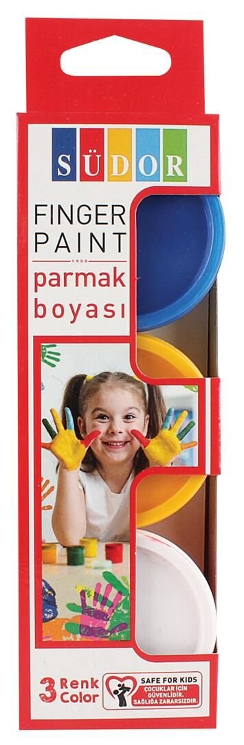 SÜDOR PARMAK BOYASI SET 30ML 3LÜ